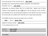 Downloadable Will Template Printable Sample Last Will and Testament Template form