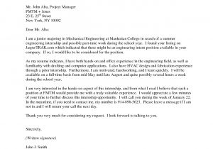 Draft A Job Application Letter with Resume Using Computer Internship Application Letter Here is A Sample Cover