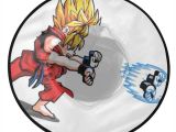 Dragon Ball Z Valentines Day Card Amazon Com Saiyan Street Fighter Dragon Ball Z Hadouken