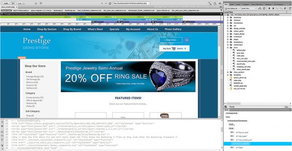 Dreamweaver Shopping Cart Templates Dreamweaver Shopping Cart Site Store Pro