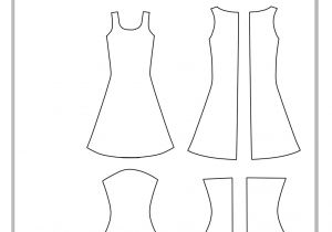 Dress A Doll Template Little Known Ways to Make Doll Clothes Yourselves