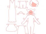 Dress A Doll Template Paper Doll Template