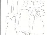 Dress A Doll Template Smile and Wave Dress Up Felt Board Tutorial and Template