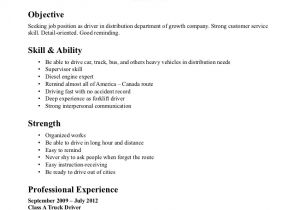 Driver Basic Resume 4 the Best Ways to Create A Resume for A Driver