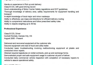 Driver Basic Resume Simple but Serious Mistake In Making Cdl Driver Resume
