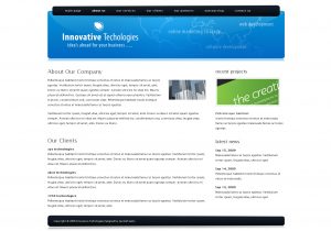 Drupal 404 Template Innovative Technologies Drupal 6 Corporate theme by