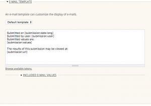Drupal Webform Email Template Webforms Guide Index Drupal at Cal Poly Cal Poly San