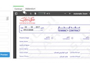 Dubai Tenancy Contract Template Word Generate Ejari Unified Tenancy form A Documents In
