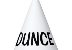 Dunce Hat Template Dunce Hat Diy Custom Party Hats Zazzle Com
