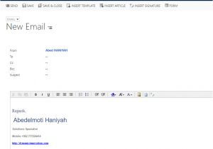 Dynamics Crm 2016 HTML Email Templates Abed Haniyah Add Email Signatures Dynamics Crm Online