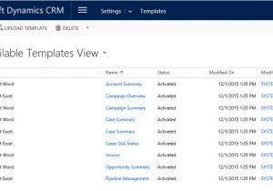 Dynamics Crm 2016 HTML Email Templates Creating Document Templates for Dynamics Crm 2016