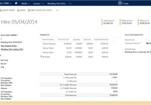 Dynamics Crm Quote Template Using the Print Quote for Customer Functionality and Quote