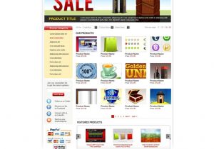 E-commerce Site Templates Latest Free Web Page Templates Psd Css Author