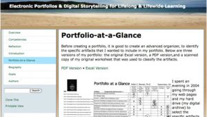 E-portfolio Templates Free Examples Resumes Eportfolios My Ecoach