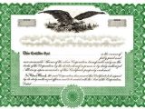 Eagle Stock Certificate Template Blank Certificates Corporation Blank Blumberg Stock