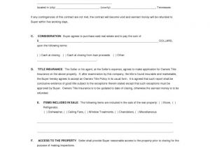 Earnest Money Contract Template Professional Blank Contract Template Example for Purchase