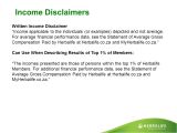 Earnings Disclaimer Template Marketing Ppt Video Online Download