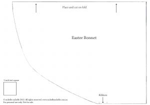 Easter Bonnets Templates Rachelle Rachelle Easy Diy Easter Bonnet