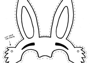 Easter Bunny Hat Template Easter Bunny Outline Cliparts Co