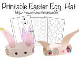 Easter Bunny Hat Template Printable Easter Egg and Bunny Hat Fun with Mama