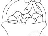 Easter Picture Templates Easter Egg Coloring Page Template