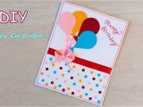 Easy and Beautiful Birthday Card Handmade Diy Beautiful Handmade Birthday Card Quick Birthday Card