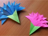 Easy and Beautiful Greeting Card Papercraft origami Flowers How to Make Easy Paper Flowers