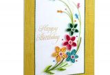 Easy and Beautiful Greeting Card Swapnil Arts Handmade 3d Paper Quilling Happy Birthday