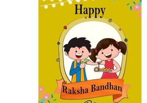 Easy Card Of Raksha Bandhan Happy Raksha Bandhan Bhaiya Greeting Card Love soft Cushion Mug Combo