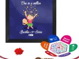 Easy Card Of Raksha Bandhan Indigifts Rakshabandhan Gifts for Brother One In A Million