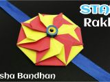 Easy Card Of Raksha Bandhan Star Flower Rakhi for Raksha Bandhan Design 20 A A A A