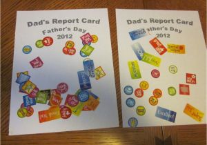 Easy Card On Father S Day Father S Day Report Card 1 Craft with Images Fathers