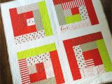 Easy Card Trick Quilt Block Pattern Easy Log Cabin Lap Quilt Tutorial Log Cabin Quilt Pattern