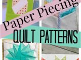 Easy Card Trick Quilt Block Pattern Paper Piecing Tutorial Free Block Pattern Quilt Blocks