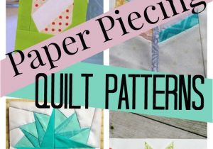 Easy Card Trick Quilt Block Pattern Paper Piecing Tutorial Free Block Pattern Quilt Blocks