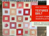 Easy Card Trick Quilt Block Textured Quilt Sampler Tutorial Sewn Up