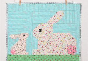 Easy Card Trick Quilt Pattern Small Easter Bunny Quilt A Free Tutorial and Pattern Add On