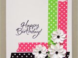 Easy Creative Card Making Ideas Bold Dot Tape Card Paper Cards Simple Cards Greeting
