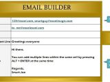 Easy Email Template Builder Email Builder Template My Excel Templates