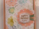 Easy Handmade Birthday Greeting Card Designs Happy Birthday Stampin Up Card with Images Happy