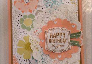 Easy Handmade Birthday Greeting Card Designs Happy Birthday Stampin Up Card with Images Happy