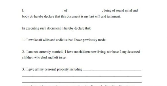 Easy Last Will and Testament Free Template 39 Last Will and Testament forms Templates Template Lab
