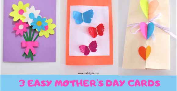 Easy Mothers Day Card Ideas 3 Easy and Beautiful Mothers Day Cards for Kids Mothers