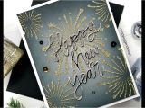 Easy New Year Card Making 12 Dec 2018 Mindy Eggen Design New Years Card Glimmer