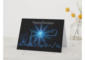 Easy New Year Greeting Card New Year S Eve In Paris Holiday Card Paris New Years Eve