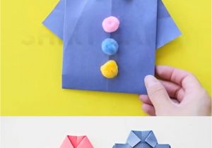 Easy origami Shirt Father S Day Card Easy origami Shirt Father S Day Card Video Video Paper