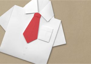 Easy origami Shirt Father S Day Card origami Tie Instructions