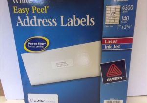 Easy Peel Labels Avery Template 5160 Avery 5160 White Easy Peel Address 1 Quot X 2 5 8 Quot 140 Sheets