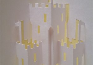 Easy Pop Up Card Birthday Castle Pop Up Card Mit Bildern Kirigami Vorlagen