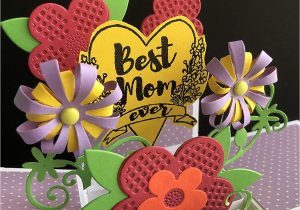 Easy Pop Up Card Flower Amazon Com Mothers Day Card Handmade Card Flower Card